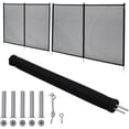thumbnail image 3 of QinaQin 4x12FT Pool Safety Fence, Removable Mesh Fence, Black, 3 of 9