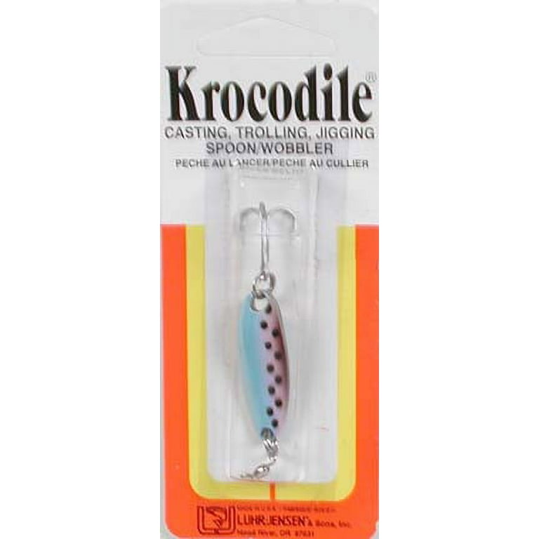 Luhr Jensen Krocodile 1/6oz Spoon Fishing Lure 1 1/4 Firetiger