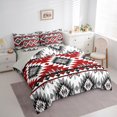 thumbnail image 3 of Manfei Boho Hippie Aztec Twin Bedding Sets 7-Piece, Retro Geometric Abstract Bedding Comforter Set, Tribal Western Style Reversible Sheet Sets, Microfiber Bedroom Decor, 3 of 7