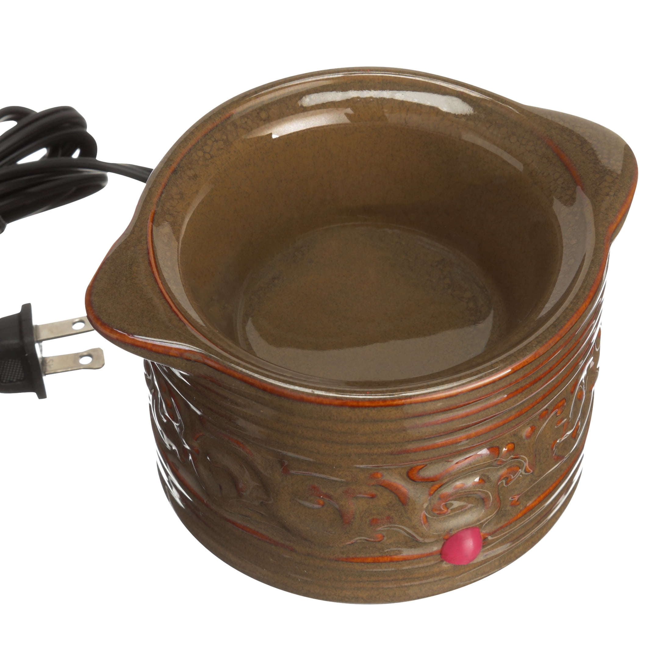 Hosley Brown Swirl Electric Wax Melt Warmer