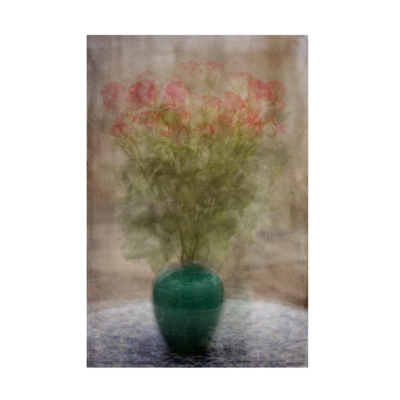 Canvas Wall Art - Katarina Holmstrom 'Roses On A Tuesday' Wall Art for Living Room, Bedroom, or Office Décor by Trademark Fine Art - 12 x 19 Inches