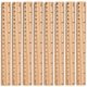 thumbnail image 5 of EeaseMX Regla de madera de 20 cm y 8 pulgadas, 30 unidades, ayuda para el entrenamiento de modista, regla de doble escala de un lado., 5 of 7