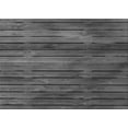 thumbnail image 1 of Ahgly Company Tapis d'Intérieur Lavables en Machine Rectangle Transitionnel Gris Platine, 4' x 6', 1 of 7