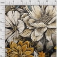 thumbnail image 3 of oneOone Georgette Viscose Yellow Fabric Florals Sewing Craft Projects Fabric Prints By Yard 42 Inch Wide, 3 of 4