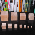 thumbnail image 3 of Bloque de construcción de color loto Bloque de construcción de cubo cuadrado pequeño de 1, 2, 3 y 8 cm Bloque de construcción de cubo de madera de color loto de 2,5 cm, 3 of 5