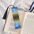 thumbnail image 4 of Kdxio Blooming Sunflower Field Print Metal Tassel Bookmarks,Perfect Gift for Art Lovers and Bookworms Metal Bookmarks for Women, 4 of 8