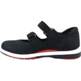 thumbnail image 3 of Women's Drew Discovery Double Strap Mary Jane Shoe Black Microfiber/Leather 11.5 N, 3 of 5