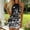 Black White Butterfly, variant on Womens Colorful Tie Dye Halter Romper with Pockets Summer Elastic Waist Short Jumpsuit