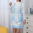 thumbnail image 2 of ACDANC 2Pcs Apron,Sturdy Aprons,Anti-Stain Soft Floral Pattern Chef Apron,Style1, 2 of 4