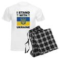 thumbnail image 6 of CafePress - I Stand With Ukraine Men's Light Pajamas - Men's Light Loose Fit Cotton Pajama Set, 6 of 7