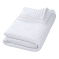 thumbnail image 3 of Hotel Style 6-Piece Egyptian Cotton Textured Bath Coordinate Towel Set, Arctic White, 3 of 7