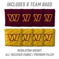thumbnail image 5 of YouTheFan NFL Washington Commanders 2' x 3' Cornhole Game, 5 of 6