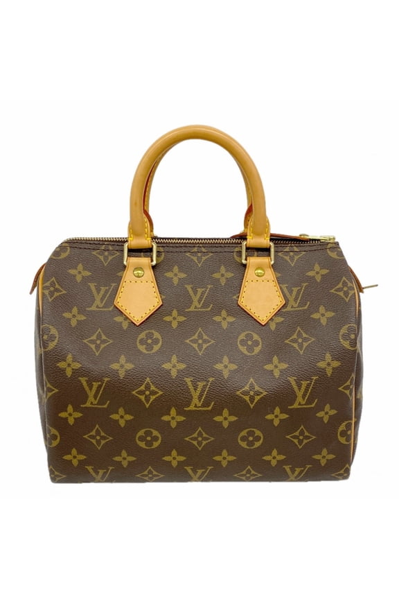 Pre-Owned Louis Vuitton Monogram Speedy 25 Handbag M41109 Brown Women's