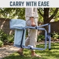 thumbnail image 3 of Timber Ridge TEGO™ FlowMotion™ Rocking Camping Chair, Folding Outdoor Rocker with Cup Holder, Coastal Mist, 3 of 7
