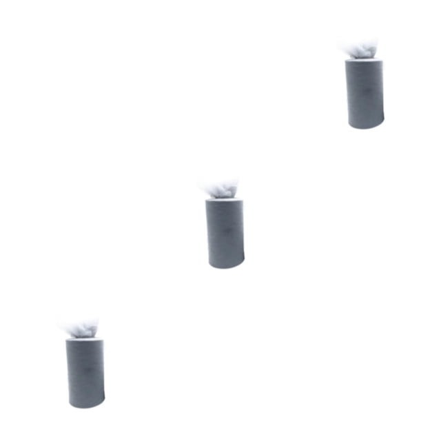 Maytalsory Polyester Durable And Reliable White Roll Wrist Tulle Essential For DIY Weddings Roll Tulle light grey 3Set