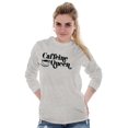 thumbnail image 3 of Caffeine Queen Coffee Addict Latte Women's Long Sleeve T Shirt Brisco Brands M, 3 of 6