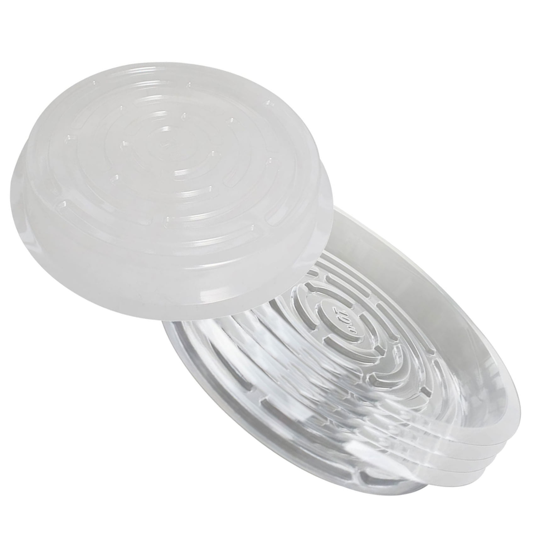 5 Pack Clear Plant Water Tray Saucer Drip Trays for Indoors Outdoors
