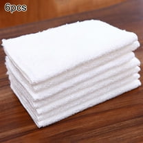 Dishcloths Kitchen Highly Absorbent Dish Rags Natural Organic Bamboo Fibers Dish Cloths for Washing Dishes, Cleaning (9 x 7 Inches, 6 pcs, White)