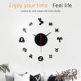 thumbnail image 3 of 11-23-Inch Number DIY 3D Wall Clock Quartz Home Office Decoration Art Clock, 3 of 9