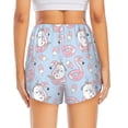 thumbnail image 2 of Lsque Summer Cute Unicorns Printed Women's Running Shorts with Liner Pockets,Elastic Quick Dry Workout Athletic Gym Yoga Shorts,Womens High Waist Shorts-X-Large, 2 of 9