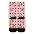 thumbnail image 4 of Function - Custom Valentine's Day Heart Pattern Fashion Socks, 4 of 8