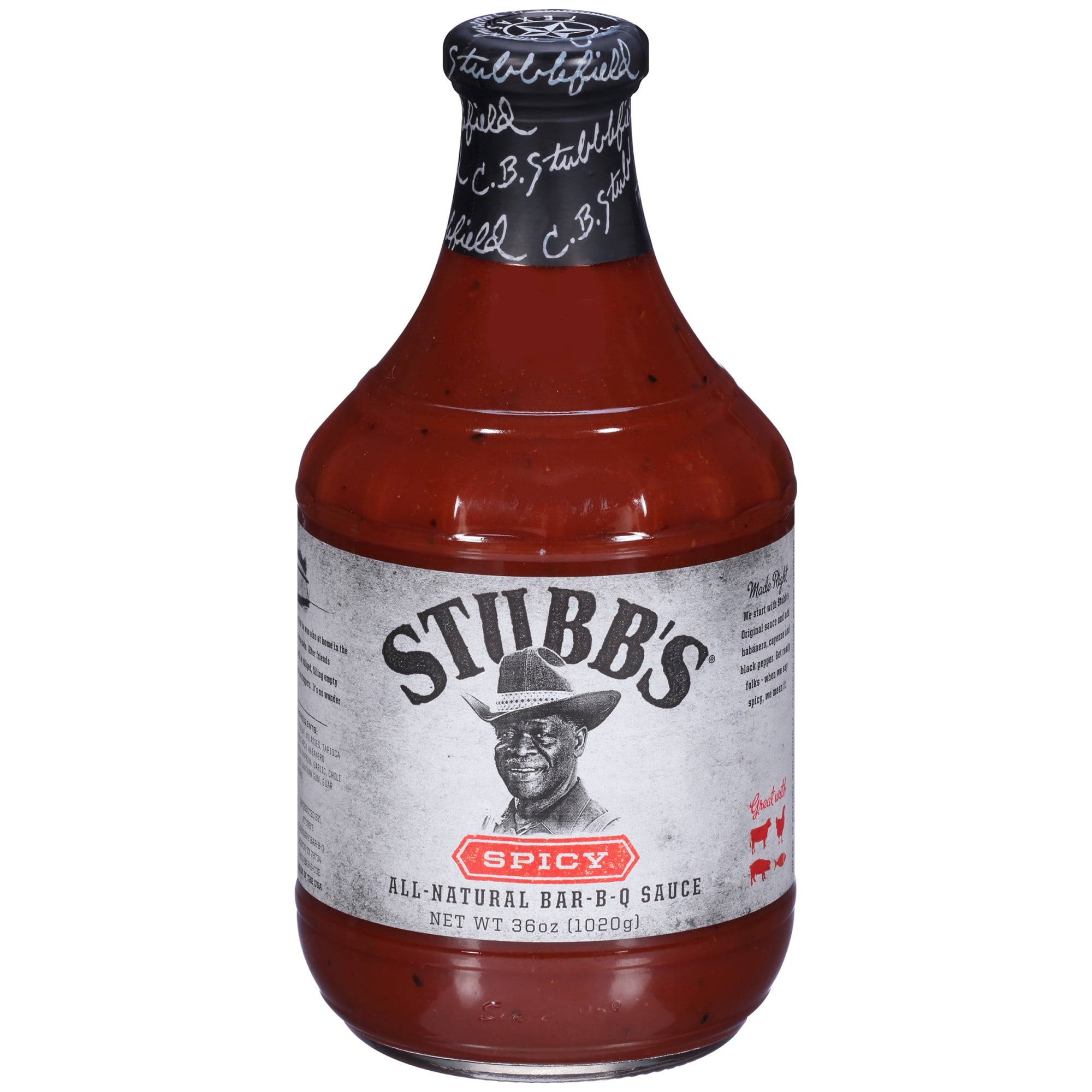 Stubb's Spicy Legendary BarBQ Sauce, 36 oz