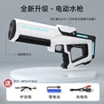 thumbnail image 3 of Pistola de agua eléctrica pistolas de agua automáticas recargables para niños y adultos (blanco), 3 of 9