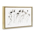 thumbnail image 4 of Stupell Industries White Poppy Sprigs Botanical & Floral Painting Gold Floater Framed Art Print Wall Art, 31 x 21, 4 of 10