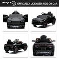 thumbnail image 4 of 12V Ride On Car, Dodge Charger Powered Electric Car with Battery Powered, Bluetooth, Remote Control, LED Light, Ride On Toy for Ages 3+ Kids, Black, 4 of 10