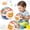 B, variant on Soft Baby Toy Rattles Toy, Easy-Grasp Sensory Rattle Ball Teether Toy, Soothing Toy for Baby 0-6 6-12 Months, Help Toddlers Hand-Eye Coordination & Fine Motor Skills, Perfect Baby Gift, A