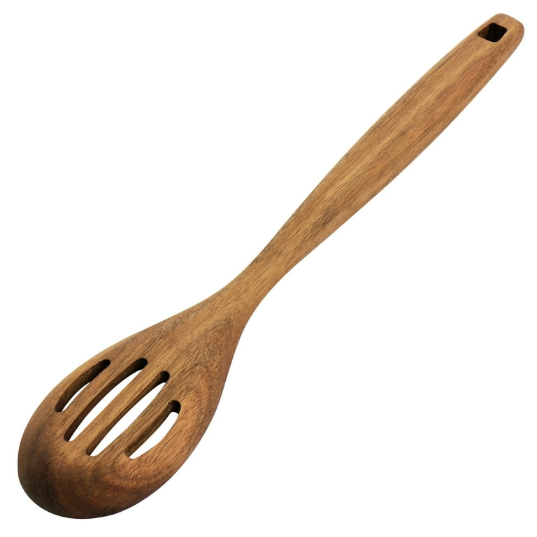 Oster Acacia Wood Slotted Spoon Cooking Utensil ,Brown