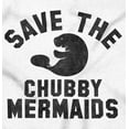 thumbnail image 2 of Save Chubby Mermaids Funny Manatees Zip Up Hoodie Men's Women's Brisco Brands M, 2 of 6