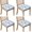 Pioneer Flower-4, variant on Blue Pioneer Flower Seat Covers for Dining Room Chairs Set Of 4,Stretch Printed Washable Chair Seat Cover with Elastic Ties and Button,Removable Waterproof Couch Cushion Covers