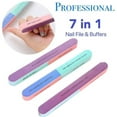 thumbnail image 3 of Colorful Double-Sided Nail Buffer - Sponge Shiner Polisher Manicure Tool, 3 of 8