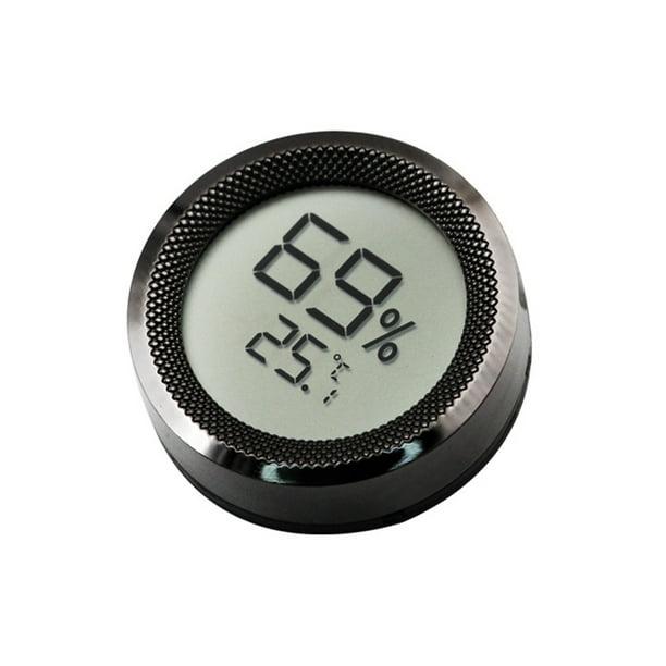 Mini Digital Display Cigar Humidor Hygrometer Thermometer Temperature