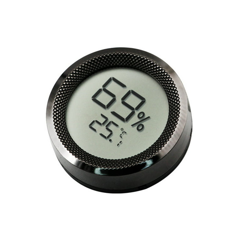 TINYSOME Mini Digital Display Cigar Humidor Hygrometer Thermometer