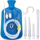 thumbnail image 1 of Kit de enema Bolsa de enema de 2 l 5,0 pies. Manguera de silicona larga, 5 puntas reutilizables de varios tamaños, flujo de agua controlado para enemas de limpieza de desintoxicación de colon, 1 of 5