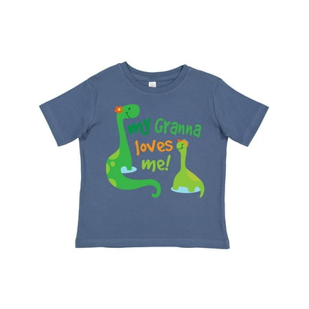 

Inktastic My Granna Loves Me Grandson Gift Toddler Boy Girl T-Shirt