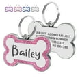 thumbnail image 6 of Custom Engraved Pet ID Tags, Personalized Dog Tags and Cat Tags, Bone Shape Glitter Pet Name Tags, Multi-Color Double Sided Engraved, 6 of 7