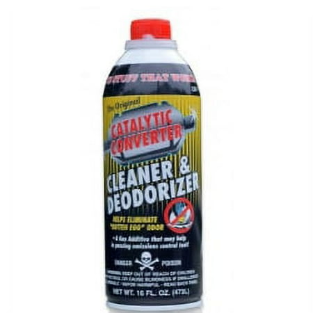 Solder-It Catalytic Converter Cleaner and Deodorizer (16 fl oz) | Fuel System Cleaner | EGR Valve, Combustion Chamber, and Oxygen Sensor Cleaner | Catalytic Cleaner Fuel Additive for Gasoline Engines