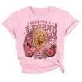 thumbnail image 2 of Women's Dolly Shirts Country Music Legend T-Shirt Crewneck Short Sleeve Shirt Vintage Graphic Blouse Loose Fit T-Shirt Retro Tee Top XL, 2 of 6