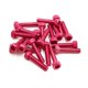 thumbnail image 1 of 20Pzas M6 x 30mm Hex Tornillos Montaje para Coche Moto Aleación Aluminio Rojo, 1 of 1