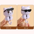 thumbnail image 4 of Cqxid Hooks Under $5 Cat Key Holder Creative Cat Shape Hooks 2 Pack Adhesive Coat Hooks Cute Cat Hooks With Sunglasses Decorative Cat Hooks For Keys Towel Hat Coat, 4 of 7