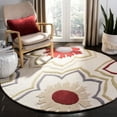 thumbnail image 2 of SAFAVIEH Soho Buckley Floral Wool Area Rug, Ivory/Multi, 5' x 8', 2 of 8