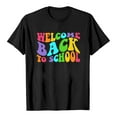 thumbnail image 4 of LEKDFST Girls Boys Back To School T Shirts Cute Print First Day of School Graphic Tees Short Sleeve Unisex Kids Shirts Black 2-3 Years, 4 of 4