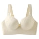 thumbnail image 1 of Puntoco Sujetadores cómodos para mujer Sujetadores de talla grande cómodos y ventilados de color sólido para mujer sin aro de acero, 1 of 3