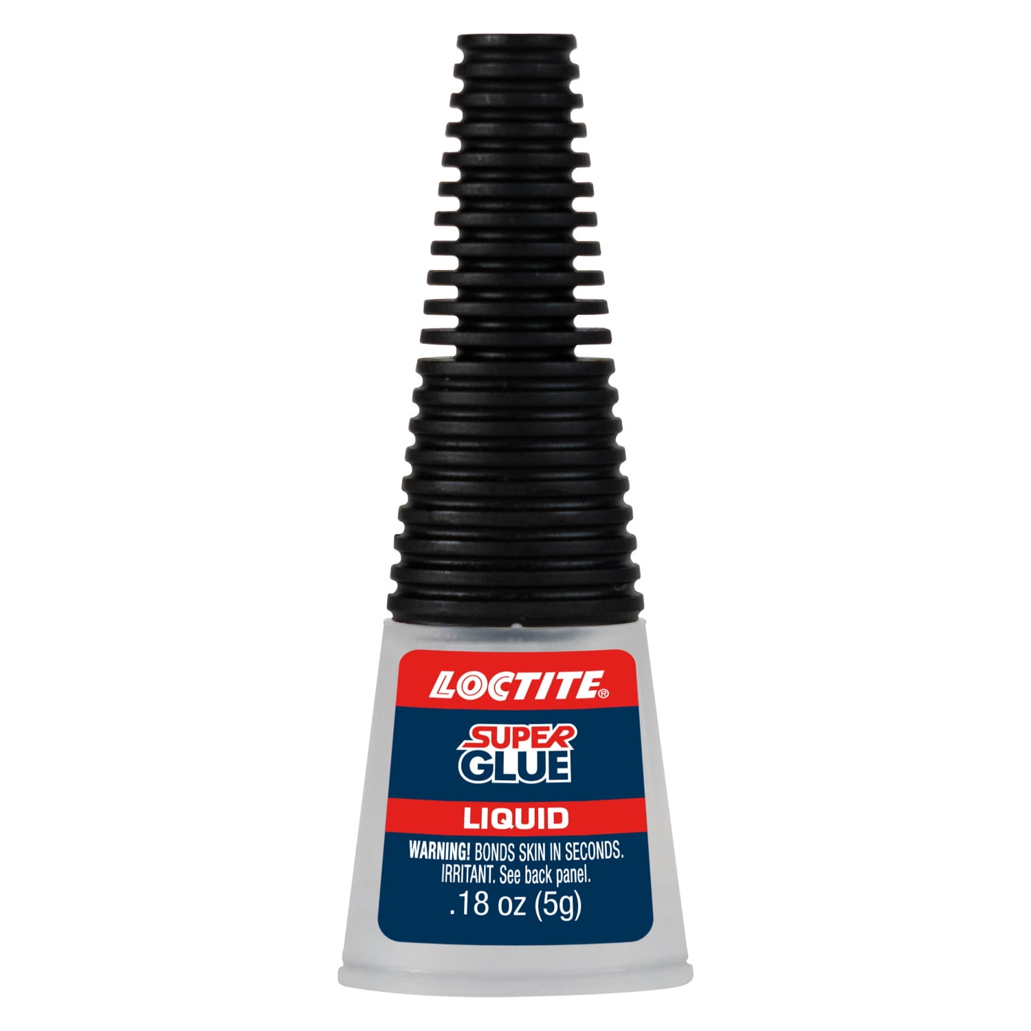 Loctite Super Glue Liquid Longneck Bottle, Pack of 1, Clear 0.18 oz Bottle