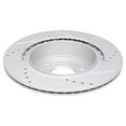 thumbnail image 4 of TRQ Rotor & Brake Pad Posi Ceramic Performance Drilled Slotted Rear Kit, 4 of 4