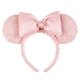 thumbnail image 4 of Diadema con orejas de Minnie Mouse de Disney para adultos y niños, diadema con flores, disfraz de diadema de felpa, regalo, 4 of 4