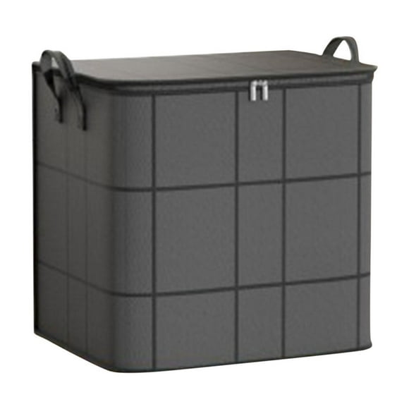 Bolsa de almacenamiento con cremallera,gruesa y no tejida,para edredones,ropa y artículos de uso diario.Organizador de gran capacidad con compartimentos para el hogar,el armario o para viajes.